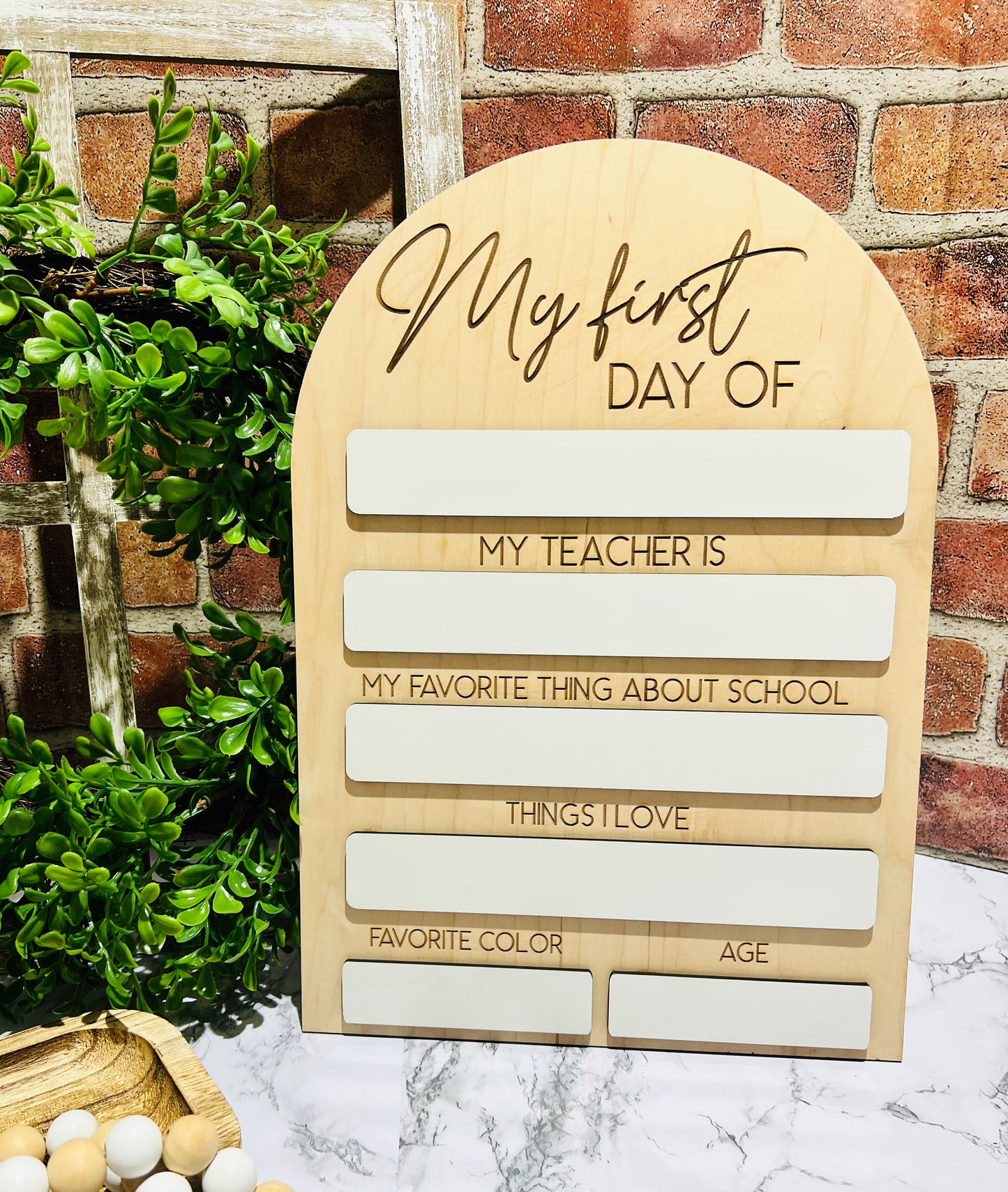 First and Last Day of School Wood Sign – A Fun and Functional Keepsake