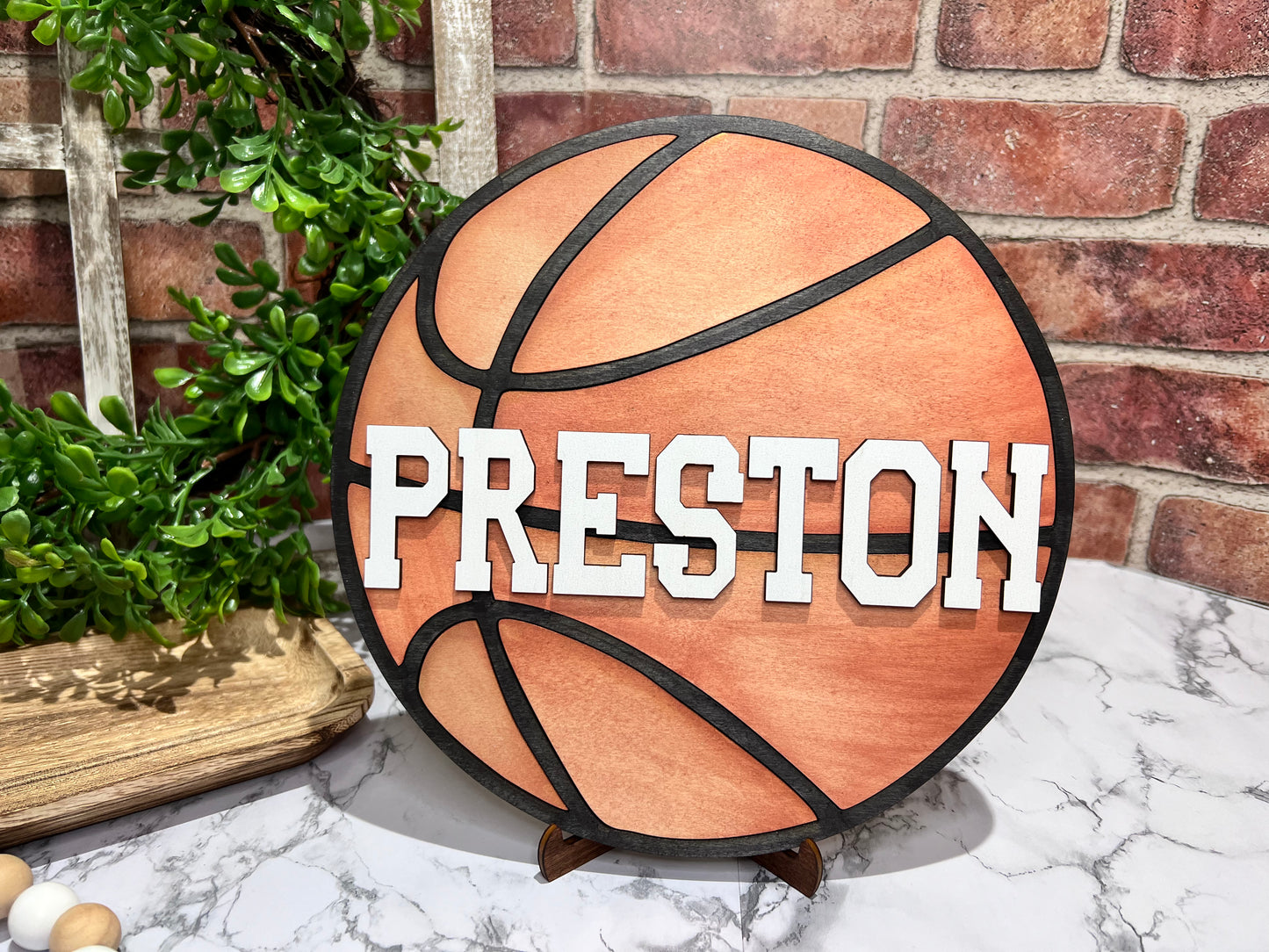 Custom Basketball Name Sign – The Perfect Gift for Basketball Fans!