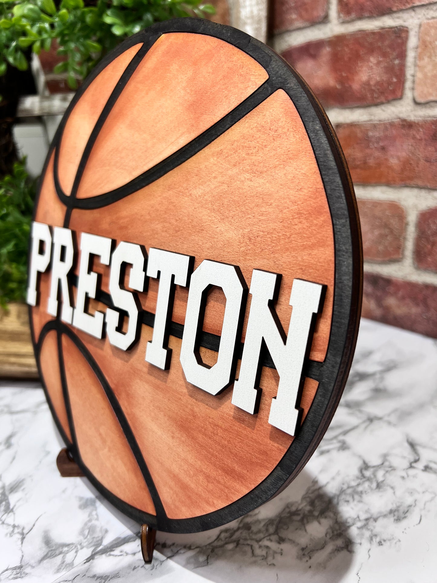 Custom Basketball Name Sign – The Perfect Gift for Basketball Fans!