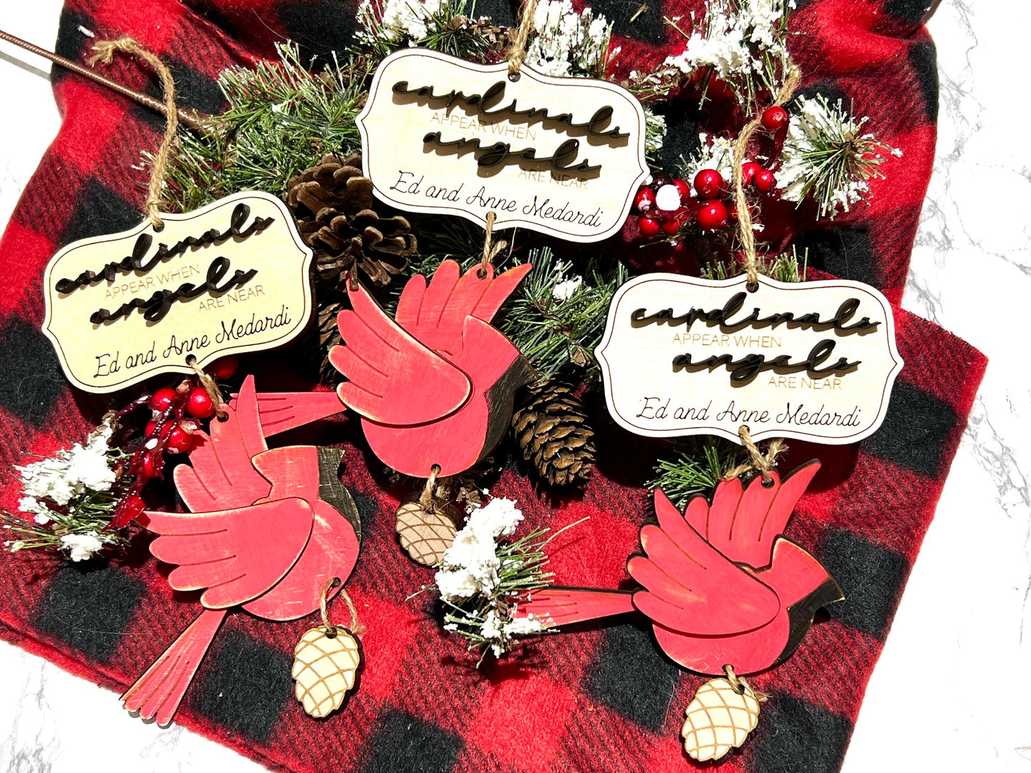 Personalized Cardinal Memorial Ornament – A Meaningful Tribute