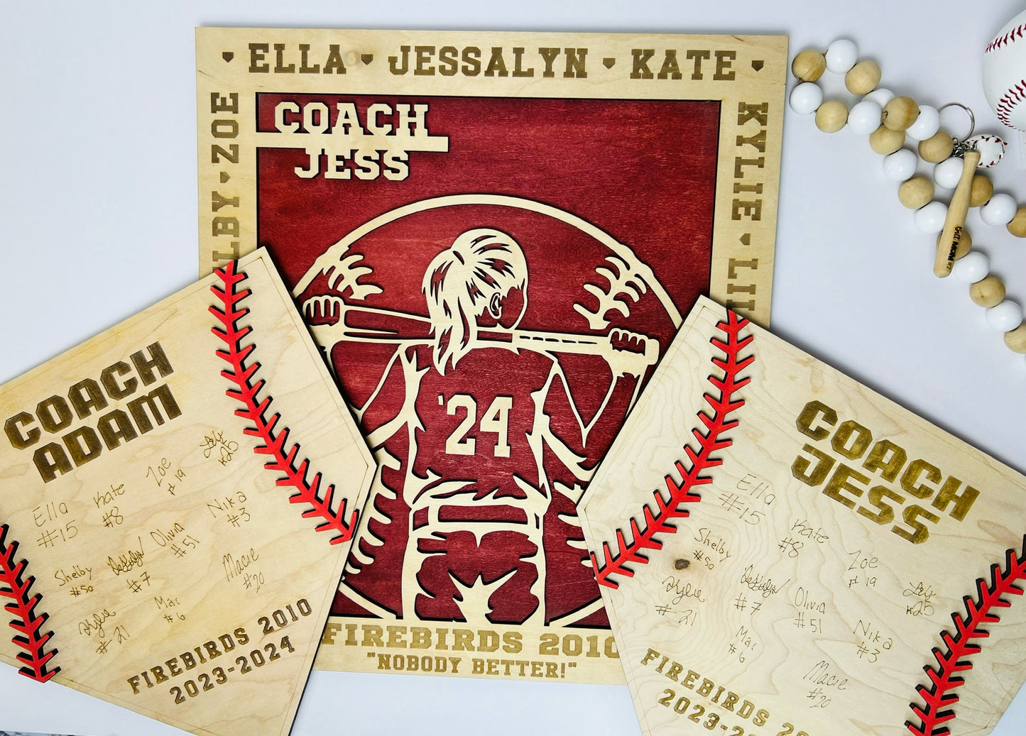 Baseball Home Plate Coaches Gift