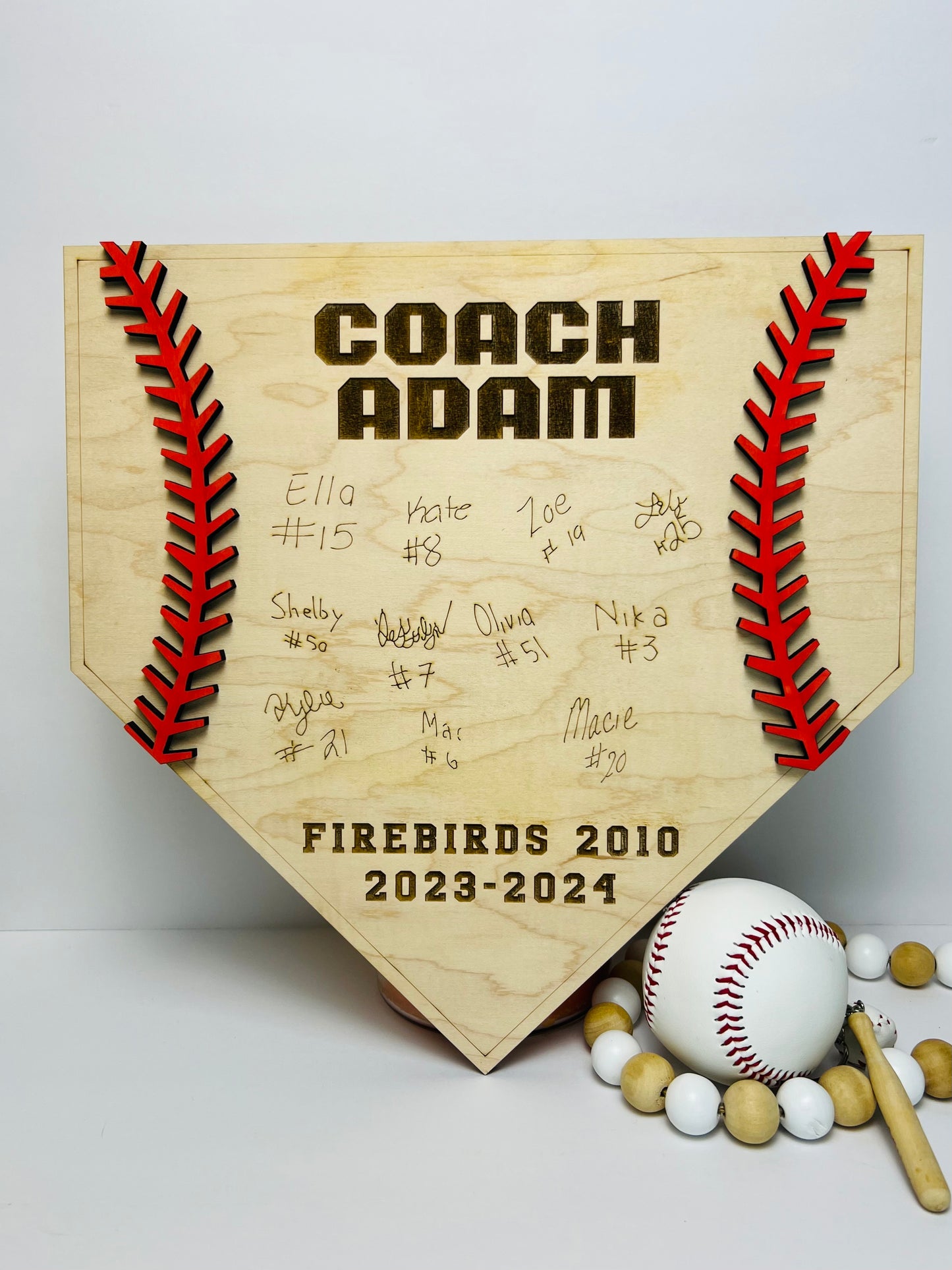 Baseball Home Plate Coaches Gift