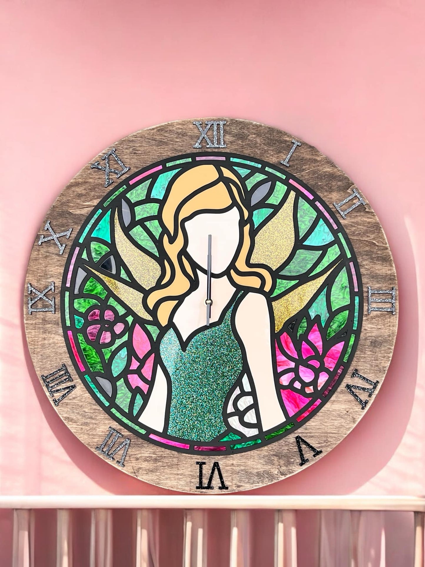 Whimsical Fairy Clock