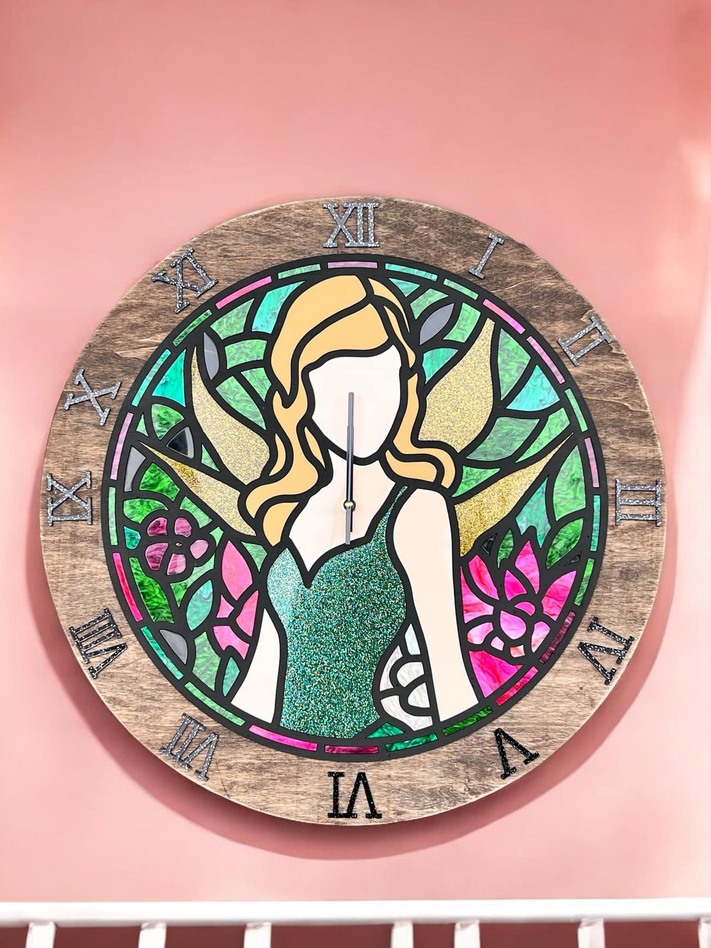 Whimsical Fairy Clock